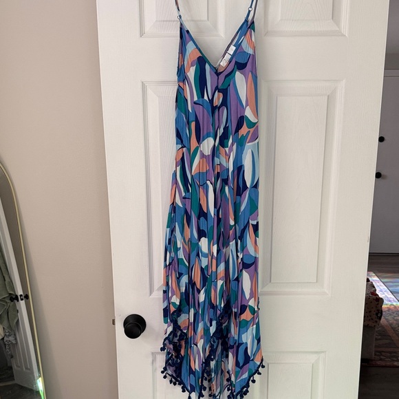 Multicolor Abstract Dress - Picture 1 of 4